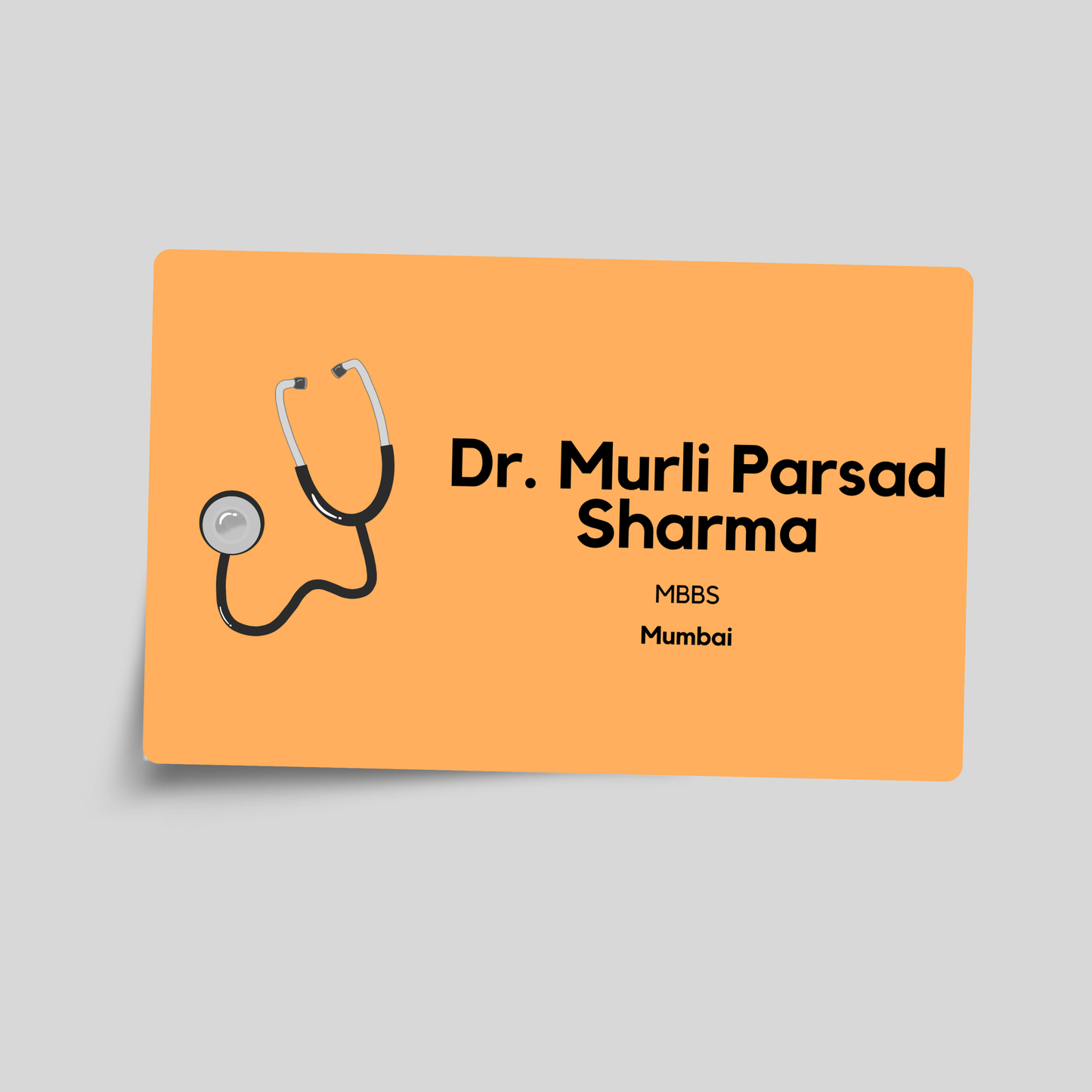 Smart NFC Business Card for Doctor