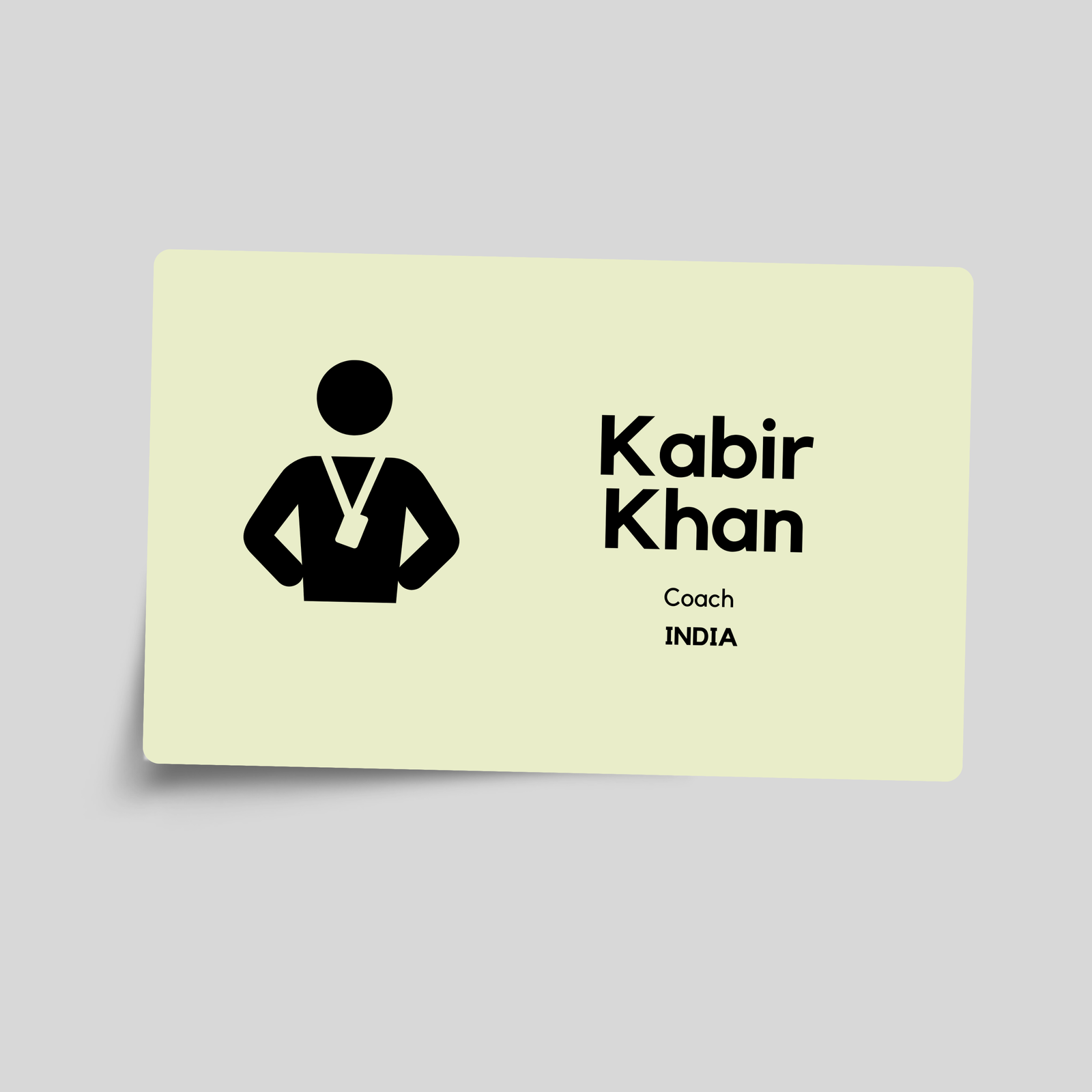 Smart NFC Business Card for Sports Coach