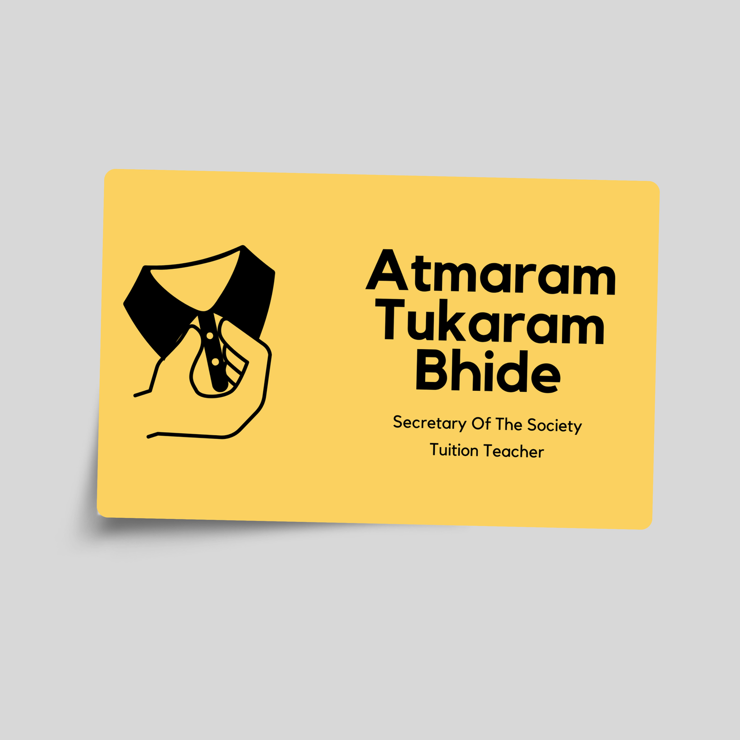 Smart NFC Business Card for Teacher