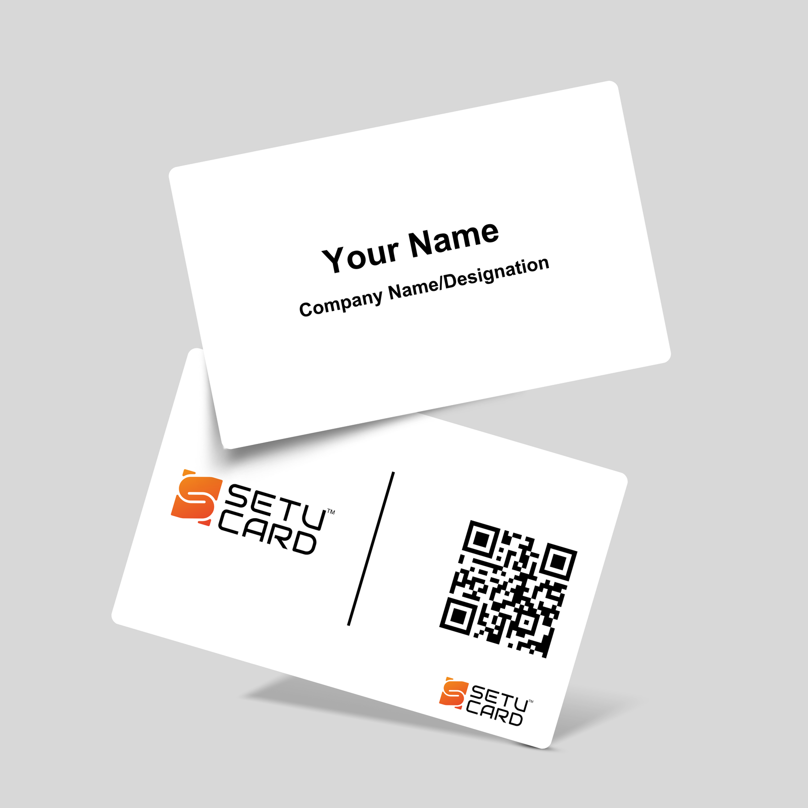 Classic White NFC Business Card 