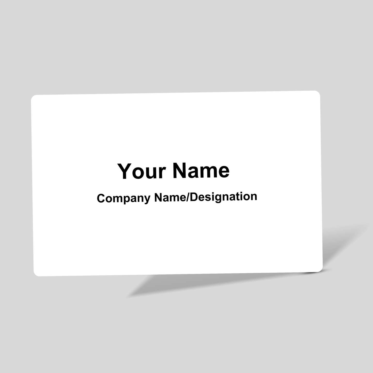 Classic White NFC Business Card 