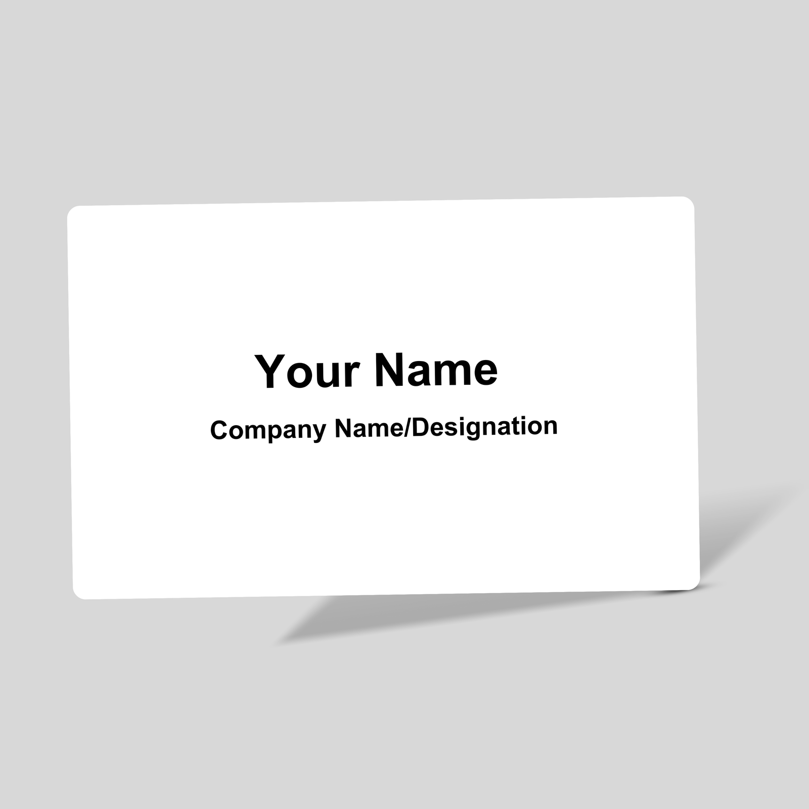 Classic White NFC Business Card 