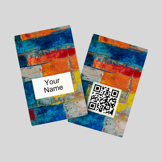 Color Splash Smart NFC Business Card 