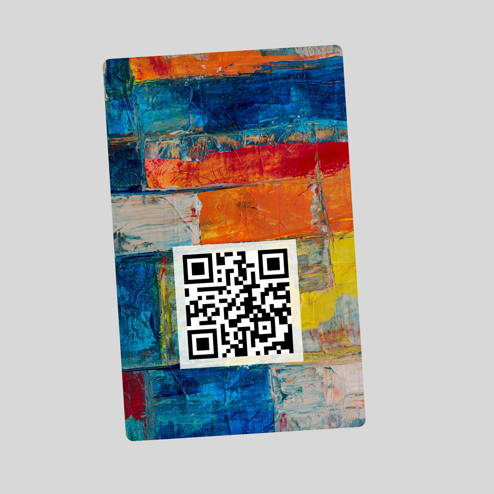 Color Splash Smart NFC Business Card 