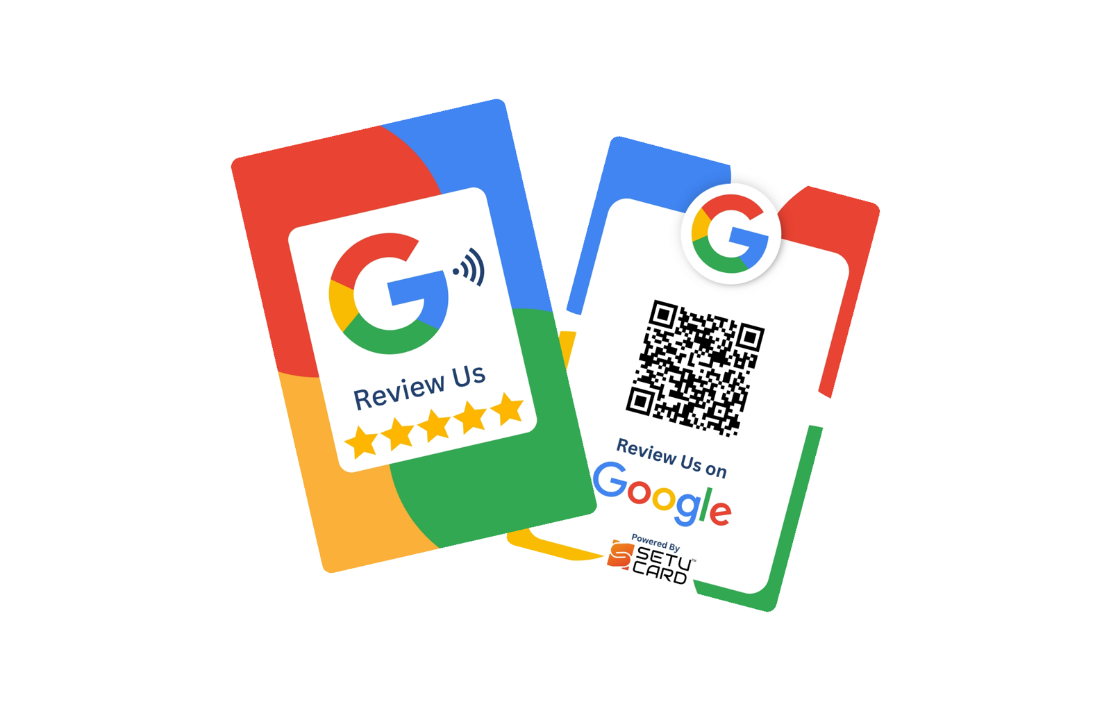 Google Review NFC Card with QR Code – Setu Card