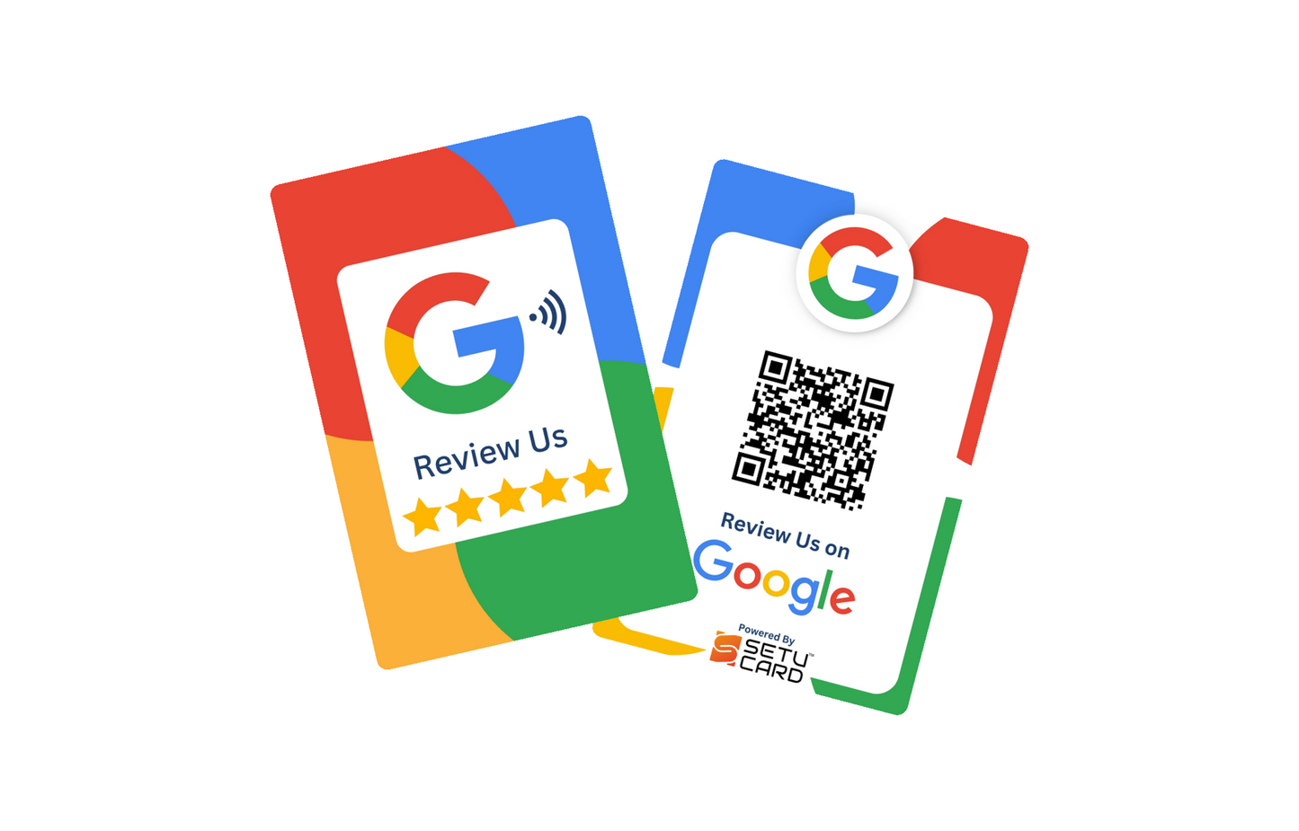 Google Review NFC Card with QR Code 