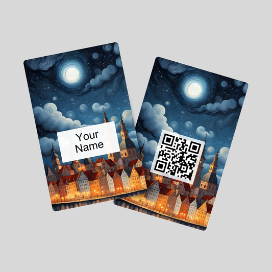 Luminous City Smart NFC Business Card 