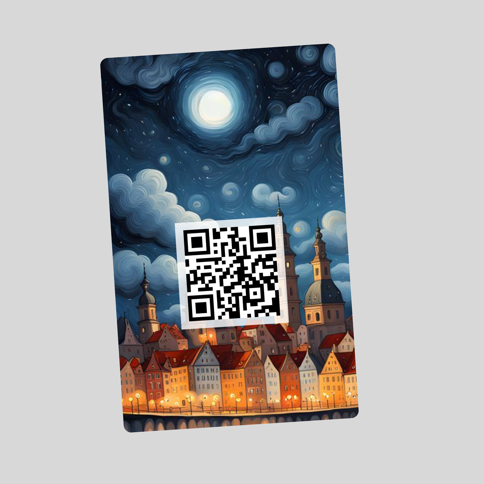 Luminous City Smart NFC Business Card 