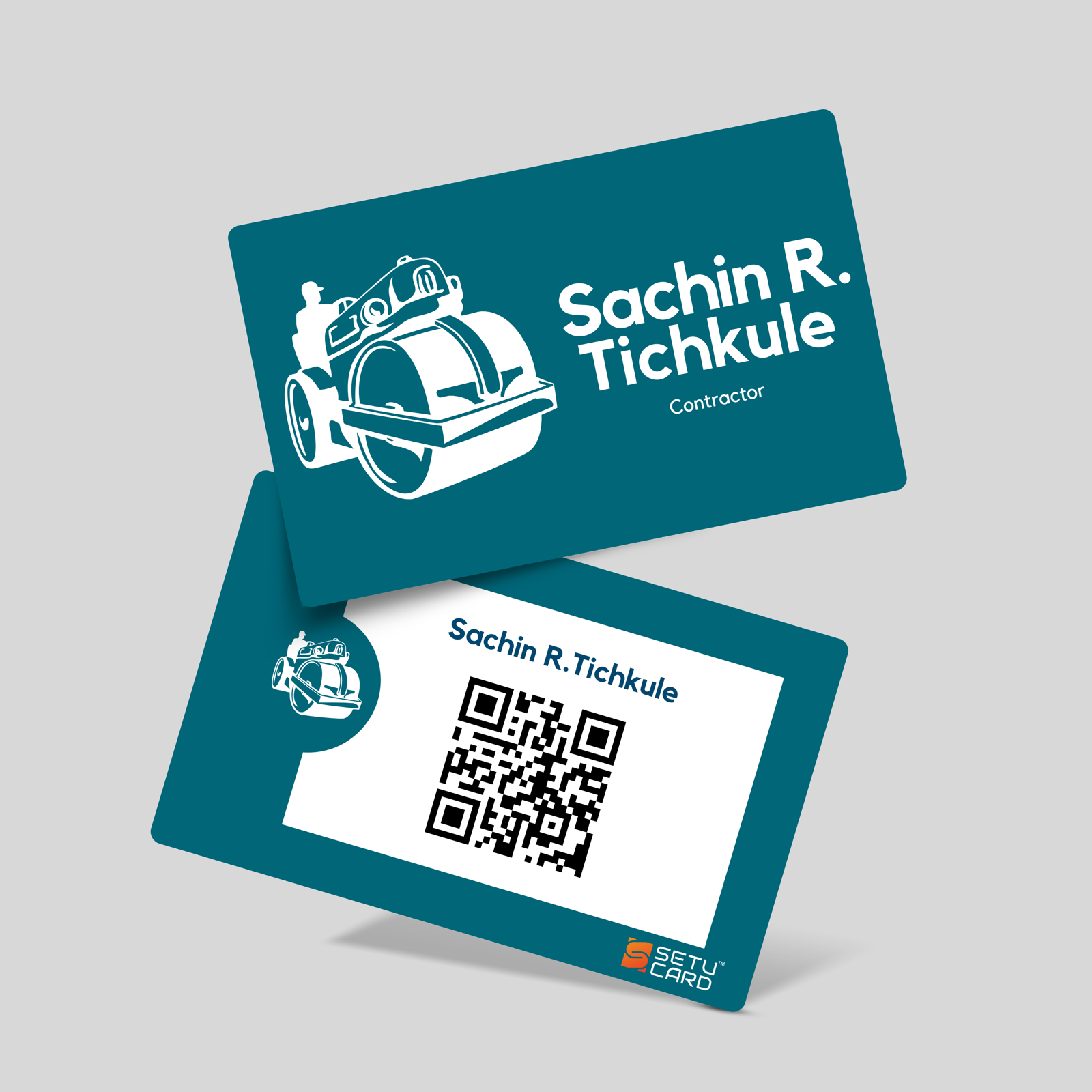 Smart NFC Business Card for Contractor 