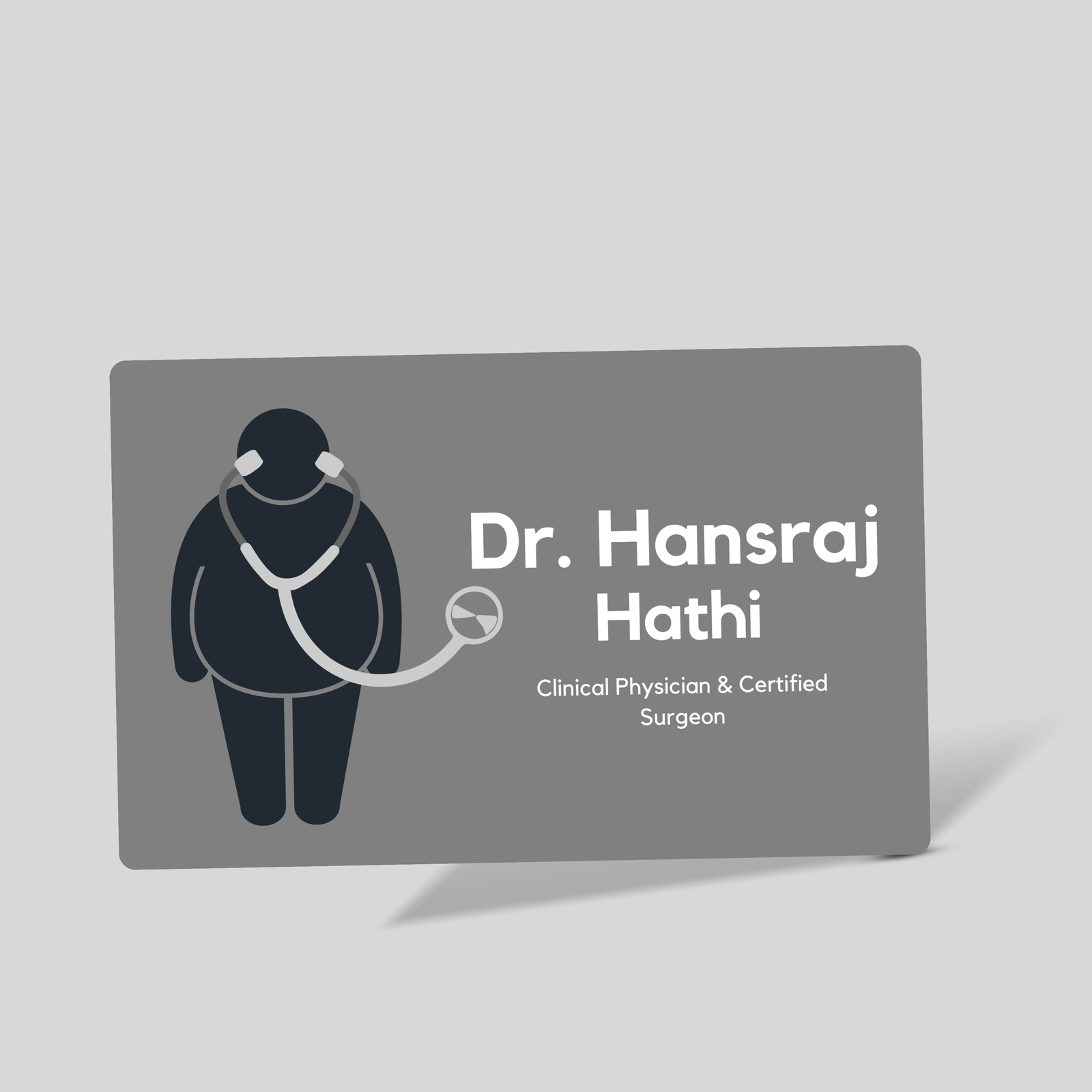 Smart NFC Business Card for Doctor 