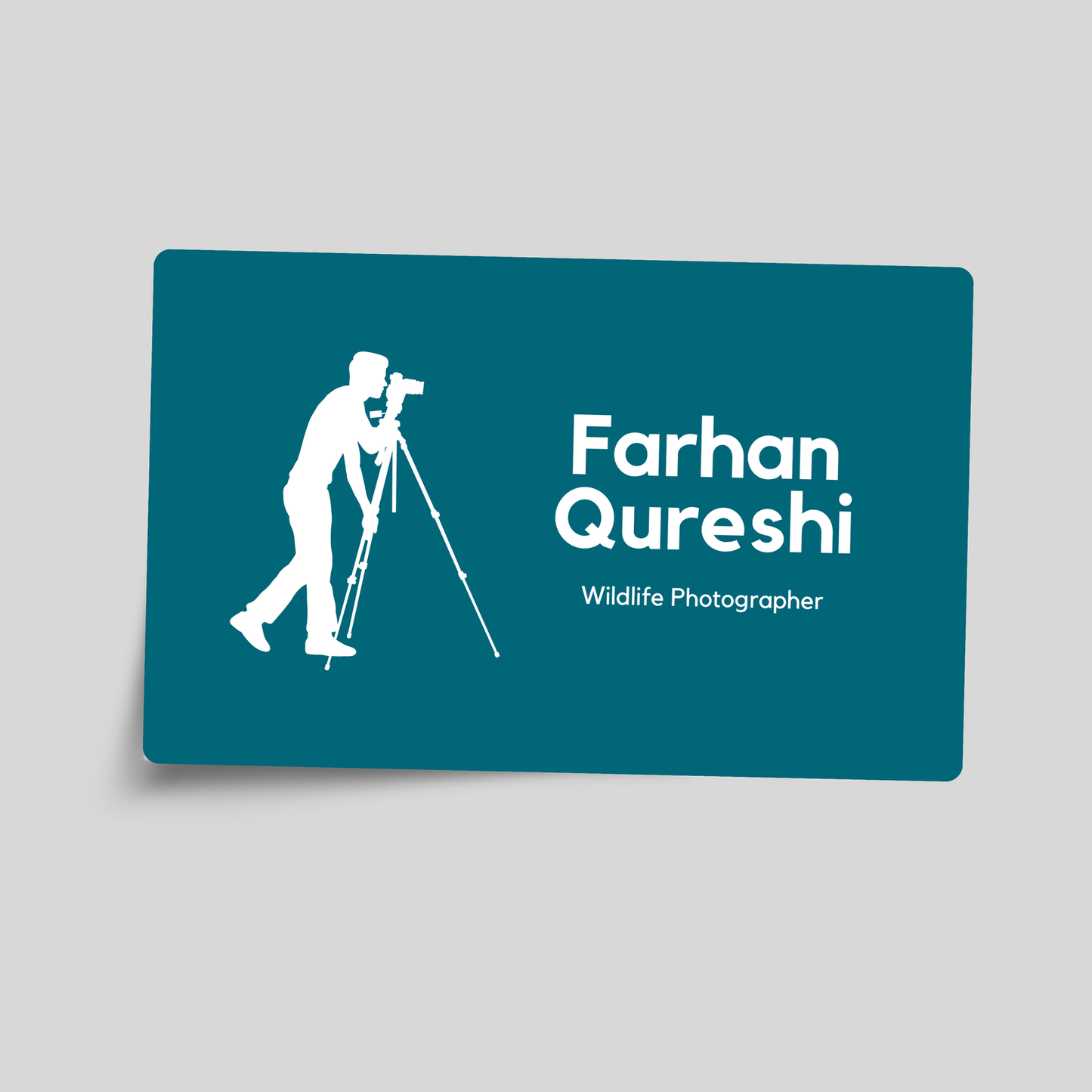 Smart NFC Business Card for Photographer 