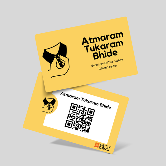 Smart NFC Business Card for Teacher